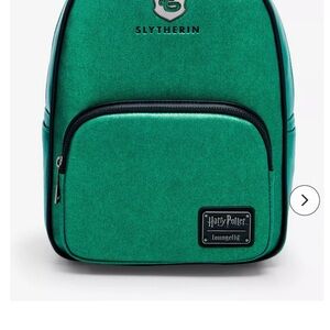 Loungefly Slytherin Green Mini Backpack